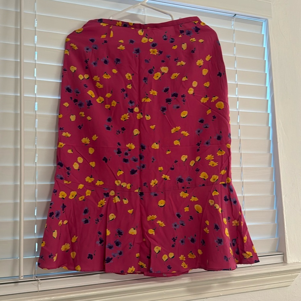 Vintage Harold’s Pink Floral Skirt Size 6